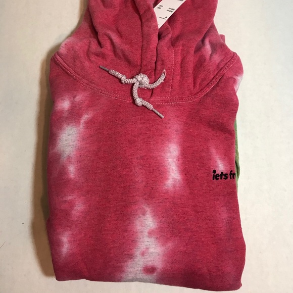 PRICE FIRM! FINAL MARKDOWN! Exclusive UO iets frans Tie Dye Hoodie M BNWT - Picture 4 of 12